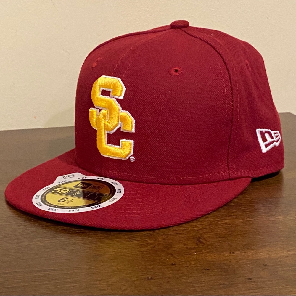 New Era 59Fifty Hat Youth NCAA USC Trojans Fitted